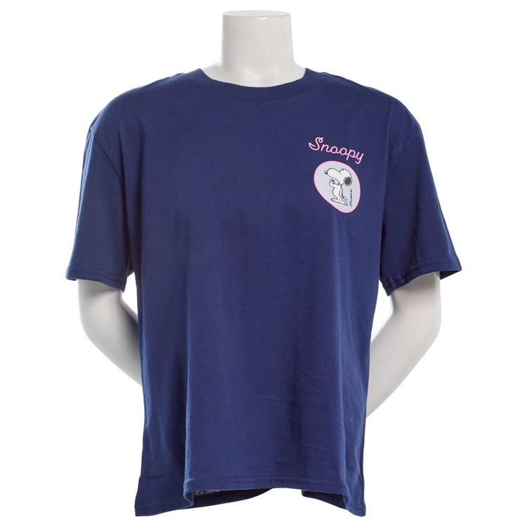 Juniors Hybrid Peanuts(tm) Snoopy Nice Day Girlfriend Tee