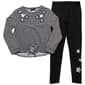 Girls &#40;7-12&#41; Girls First Super Star Stripe Top & Legging Set - image 1