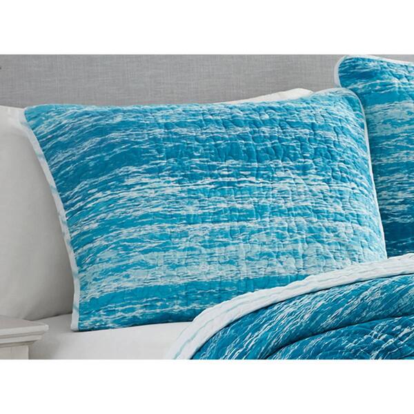 Home Retreat Ocean Stripe Quilt Bedding Set