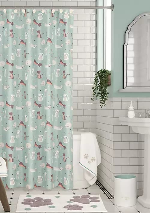 Royal Court Dogs & Cats Collection Shower Curtain