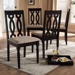 Baxton Studio Cherese Wooden Dining Chair - Set of 4