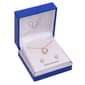 Gold-Tone CZ Pendant & Earring Set - image 1