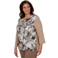 Plus Size Alfred Dunner Regent Street Abstract Floral Blouse - image 3