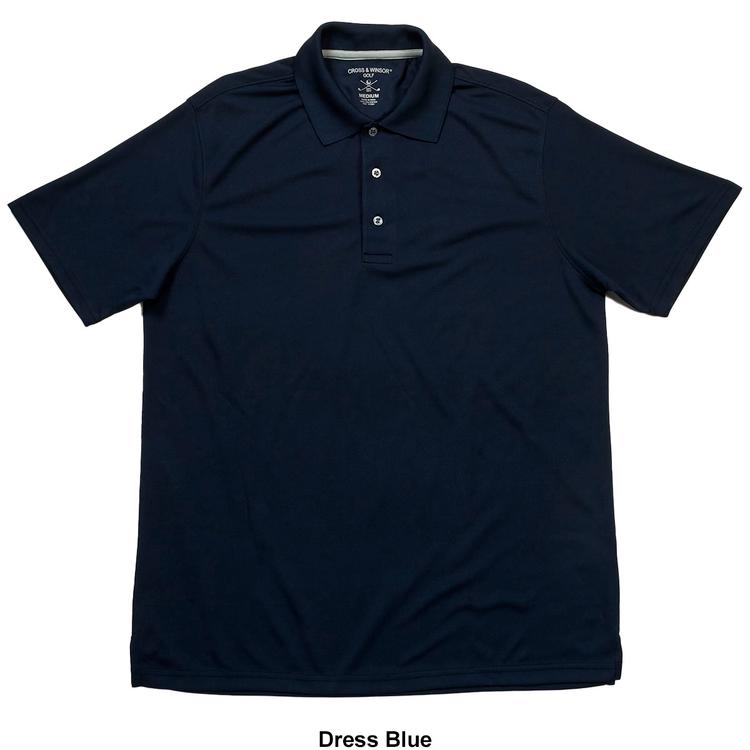 Mens Cross &amp; Winsor Rice Stitch Polo