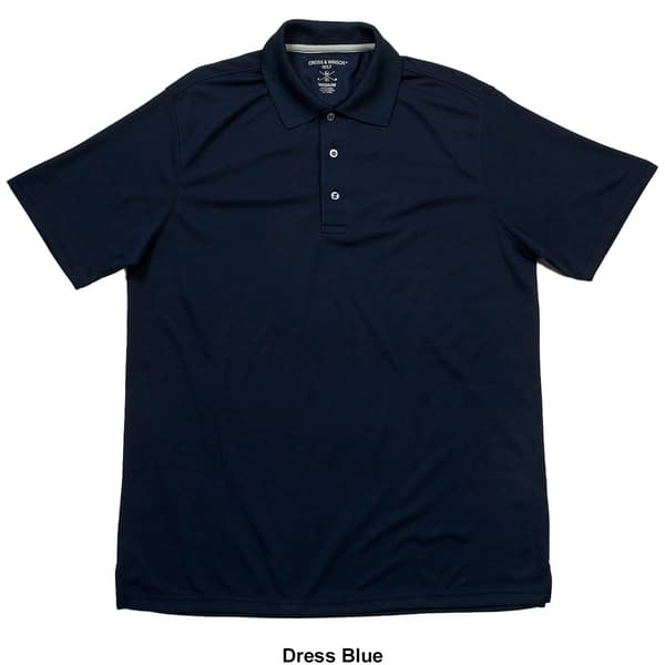 Mens Cross &amp; Winsor Rice Stitch Polo