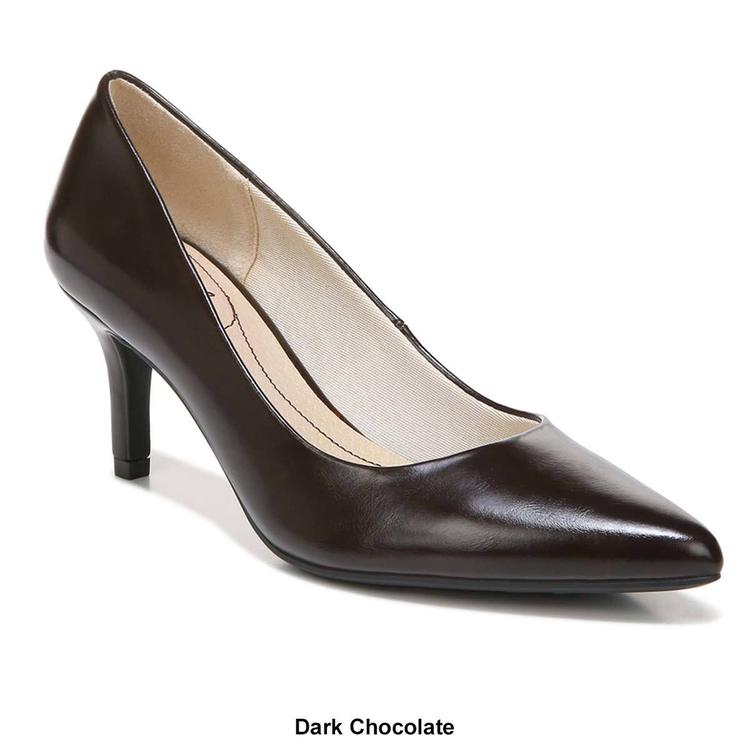 Womens LifeStride Sevyn Pointed-Toe Faux Leather Pumps