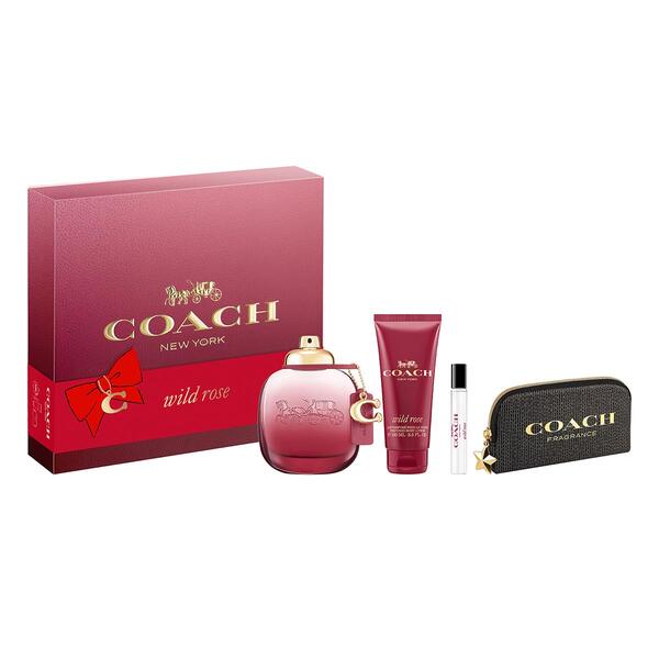 Coach 4pc. Wild Rose Perfume Gift Set - image 