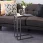 9th & Pike® Grey Metal and Wood Contemporary Accent Table - image 6