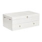 Mele & Co. Everly Wooden Triple Lid Jewelry Box - image 3