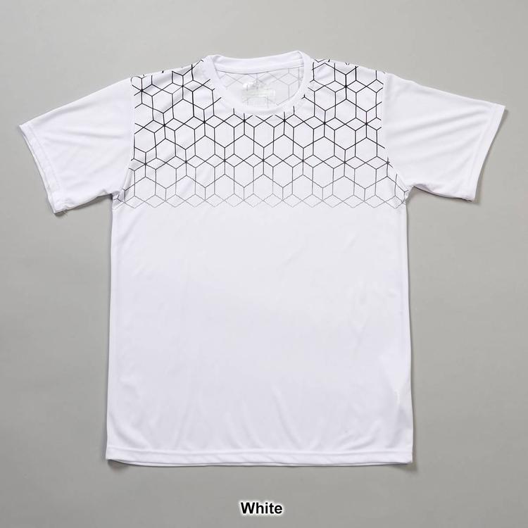 Mens Cougar® Sport Solid Geometric Chest Short Sleeve Tee