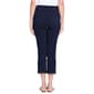 Petite Multiples Pull On Lace Hem Twill Capris - image 2