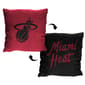 Northwest 2pk. Miami Heat Invert Decorative Pillows - 14x14 - image 3