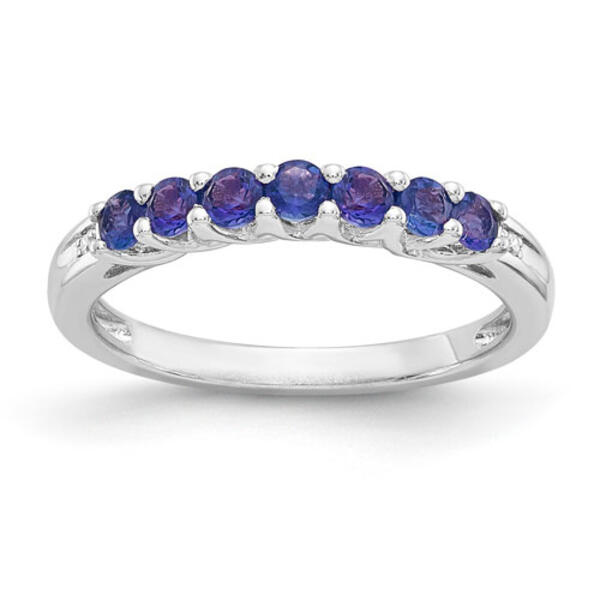 Gemstone Classics&#40;tm&#41; Sterling Silver & Alexandrite Ring - image 