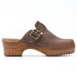 Womens White Mountain Behold Leather Clogs - image 2