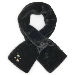 Womens Karl Lagerfeld Faux Fur Pull-Thru Scarf