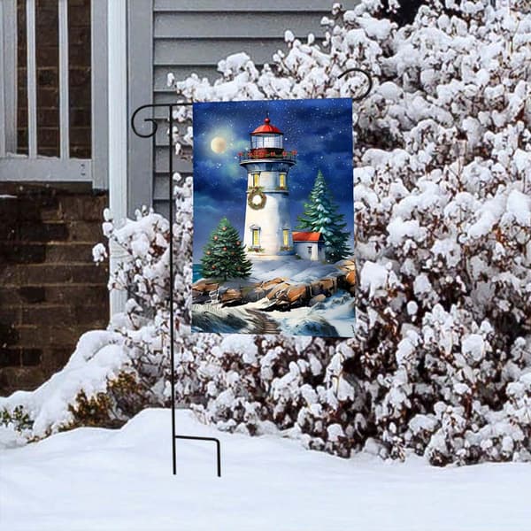 Briarwood Lane Lighthouse Garden Flag