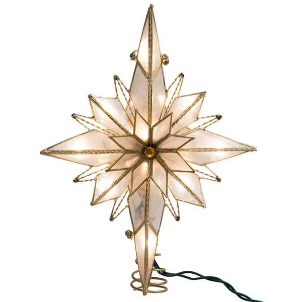 Kurt Adler 10-Light Multi-Pointed Bethlehem Star Treetop - image 