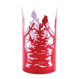 Melrose 8in. Cut Metal Snowman Candle Holder