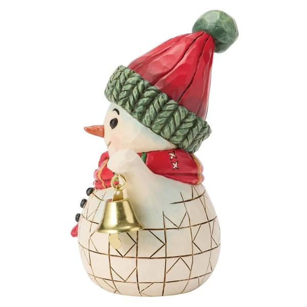 Jim Shore Snowman Figurine with Bell