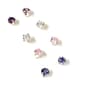 Kids Sterling Silver 4pr. Cubic Zirconia Earrings Set - image 1