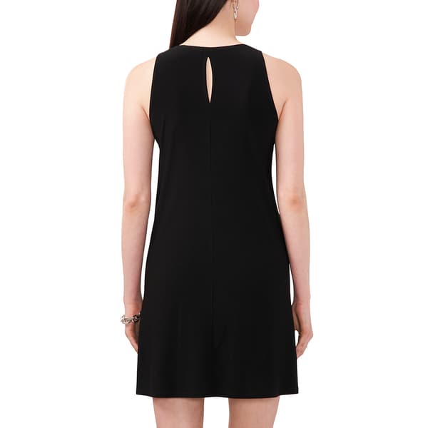 Womens MSK Sleeveless Faraj Bead Trim Keyhole Sheath Dress