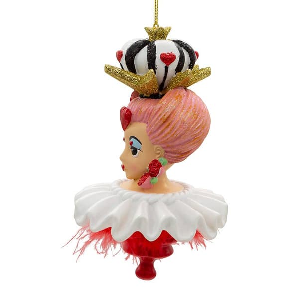 Kurt S. Adler Hollywood Hats Queen of Hearts Ornament