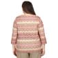 Plus Size Alfred Dunner Mulberry Street Lace Biadere Blouse - image 2