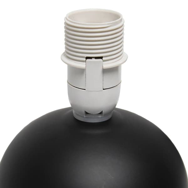 Creekwood Home Nauru 8.6in. Ceramic Orb Base Table Lamp