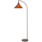 HomeRoots 65in. Rusted Traditional Shaped Floor Lamp - image 1