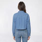 Womens Architect® Long Sleeve Denim Cropped Button Down - image 2