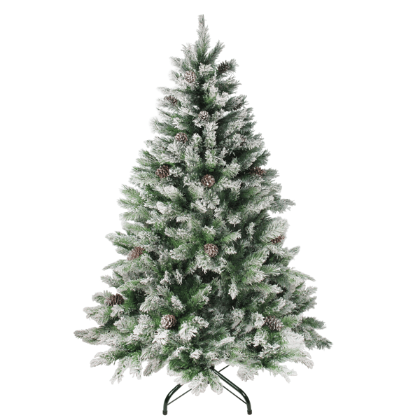 Northlight 7ft. Medium Flocked Angel Pine Christmas Tree