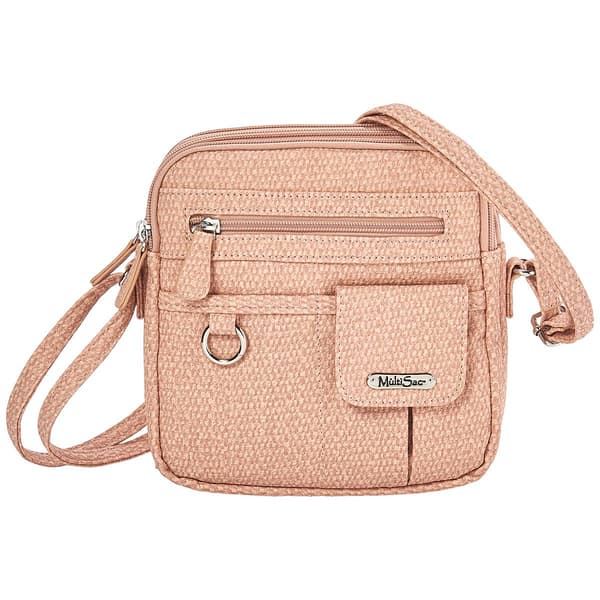 MultiSac N/S Zip Around Crossbody - Pale Rose - image 
