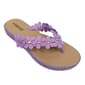 Womens Ashley Blue Daisy Days Jelly Flip Flops - image 1