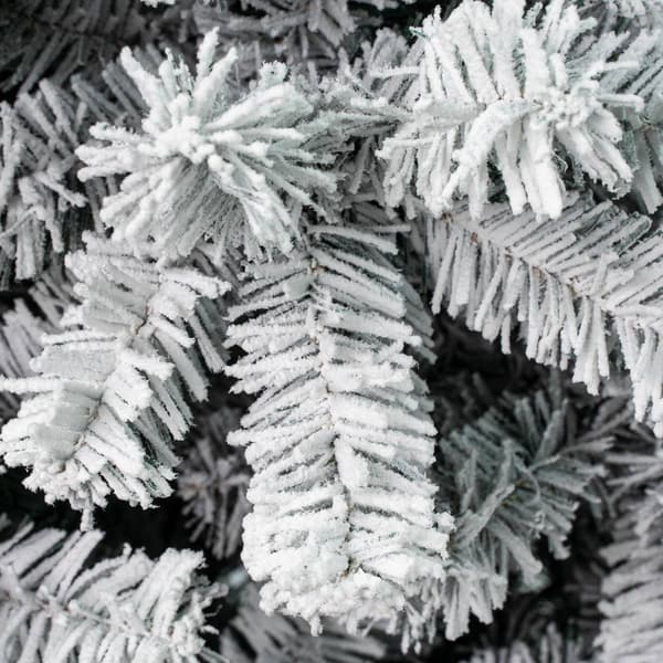 National Tree 9ft. Acacia Flocked Christmas Tree