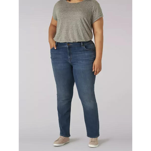 Plus Size Lee(R) Legendary Straight Leg Seattle Denim Jeans-Medium - image 