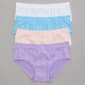 Girls (7-14) Rene Rofe(R) Emelia 4pk. Seamless Hipster Underwear - image 1