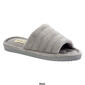 Womens Dearfoams&#174; Quilted Velour Slide Slippers - image 3