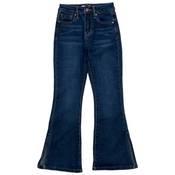 Girls &#40;7-14&#41; YMI&#40;R&#41; Flared Side Hem Slit Jeans - image 