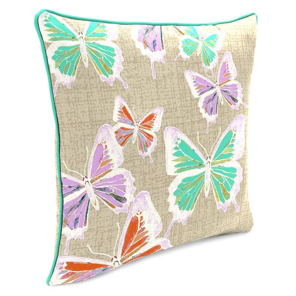 Jordan Manufacturing Butterfly Outdoor Throw Pillow