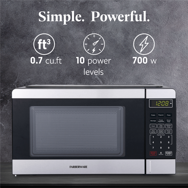 Farberware® 0.7 cu. ft. 700-Watt Compact Microwave Oven