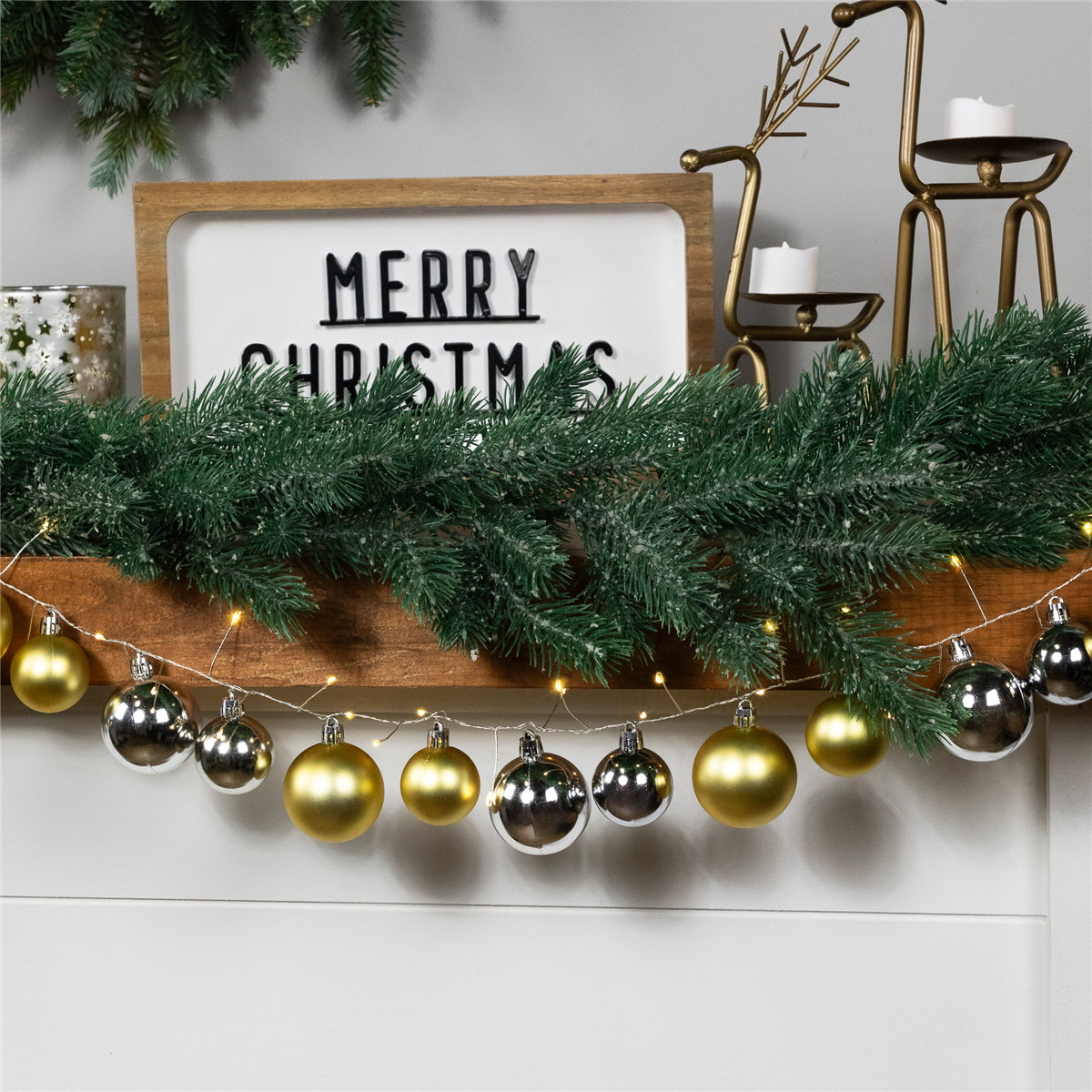 Northlight 3.75ft. Ornament String Light Christmas Garland