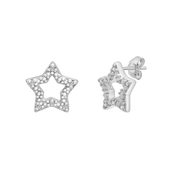 Diamond Classics&#40;tm&#41; Diamond Star Earrings - image 