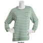 Womens Hasting & Smith Long Sleeve Striped French Terry Top - image 4