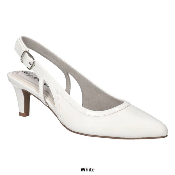 Womens Easy Street Glisten Slingback Pumps