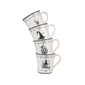 222 Fifth Elegant Haunting 4pc. White Porcelain Halloween Mug Set - image 9