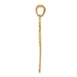 Gold Classics™ 14kt. 18in. Filigree Hearts Cross Pendant Necklace
