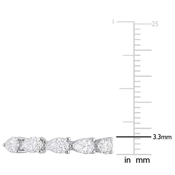 Diamond Classics™ 14kt. White Gold 1ct. Pear Shape Diamond Ring