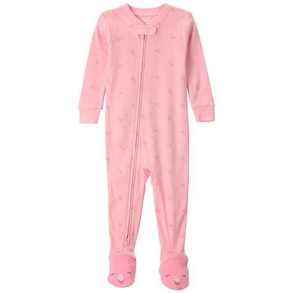 Baby Girl (12-24M) Carter''s Flamingo Snug Fit 1-Piece Pajama - P - image 