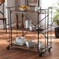 Baxton Studio Neal Rustic Industrial Style Bar & Kitchen Cart - image 7