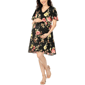 Womens White Mark Short Sleeve Floral Maternity A-Line Dress - image 5